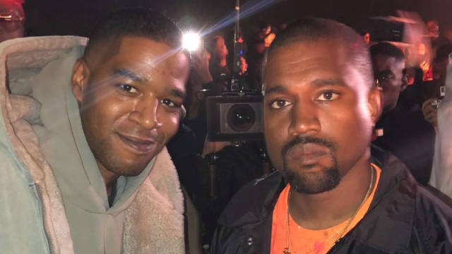 Kid Cudi & Kanye West at the 'Kids See Ghosts' listening party in Santa Clarita.