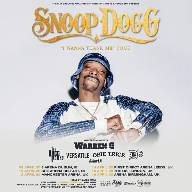 Snoop Dogg is coming to the UK!