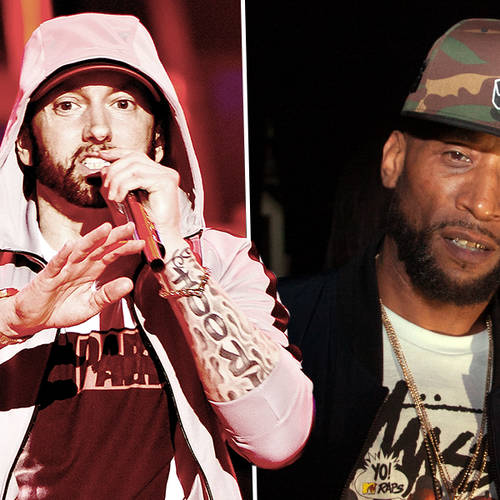 Eminem takes shots at Lord Jamar on stage