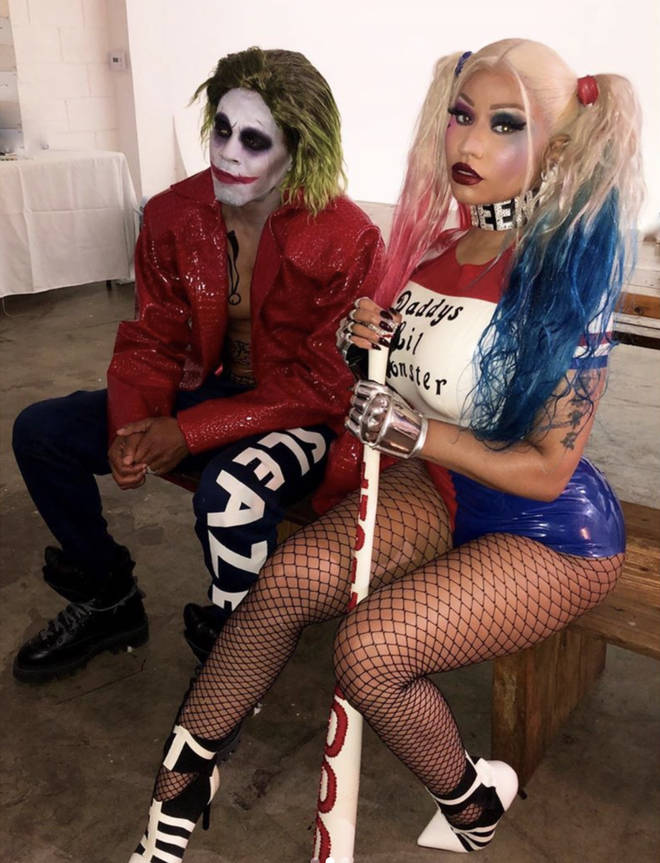 Nicki Minaj and her childhood sweetheart Kenneth 'Zoo' Petty was married in secret last week. (Pictured here dressed up for Halloween 2019.)