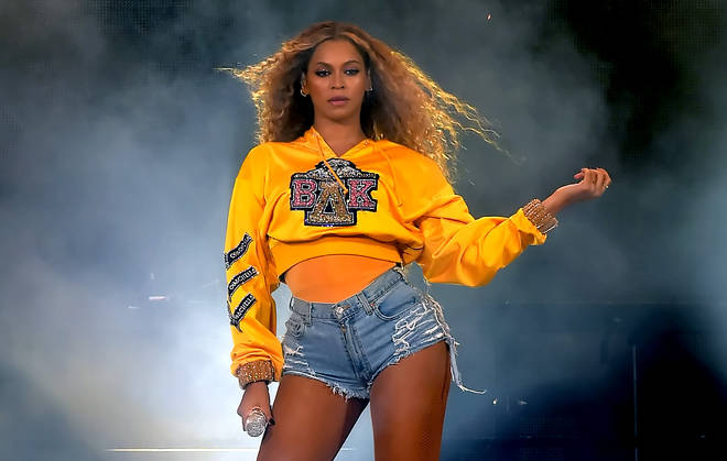Beyonce Knowles performs onstage during Coachella 2018.
