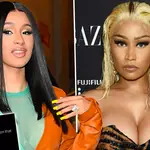 Cardi B pulls up on Nicki Minaj's fan after claiming she passed on her Karol G feature