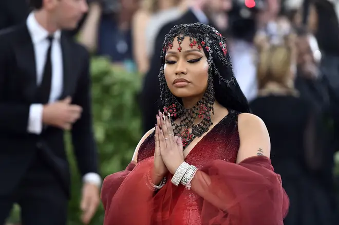 Nicki Minaj attends the Met Gala on May 7, 2018.
