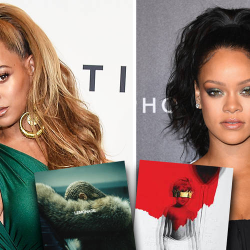 Beyonce & Rihanna ranked as the top best female albums