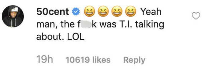 50 Cent trolls T.I over comments about his daughter's hymen