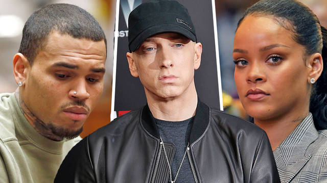 Eminem issues statement over leaked song revealing his support of Chris Brown over Rihanna assault
