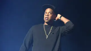 Jay-Z performs onstage during TIDAL X: 1020 Amplified by HTC at Barclays Center of Brooklyn on October 20, 2015.