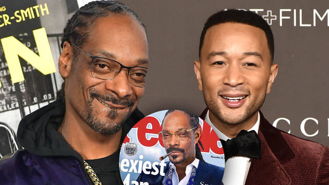 Snoop Dogg replaced 'sexiest man alive' John Legend on his joke People magazine cover.