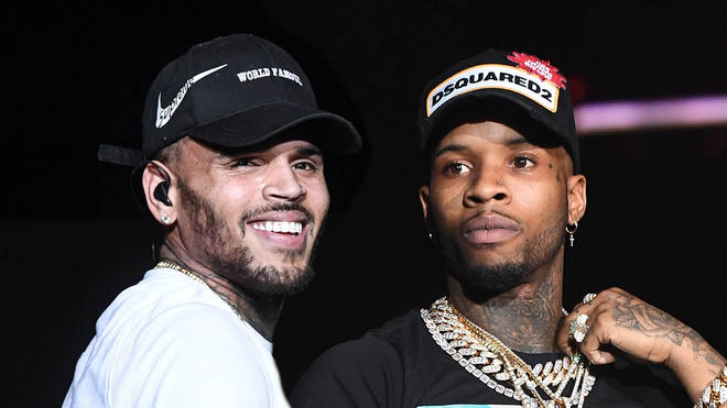 Chris Brown and Tory Lanez have been cooking up in the studio.