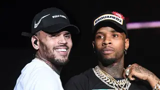 Chris Brown and Tory Lanez have been cooking up in the studio.