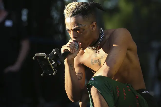 XXXTentacion performs during the second day of the Rolling Loud Festival in downtown Miami on Saturday, May 6, 2017. (Photo by Matias J. Ocner/Miami Herald/TNS/Sipa USA)