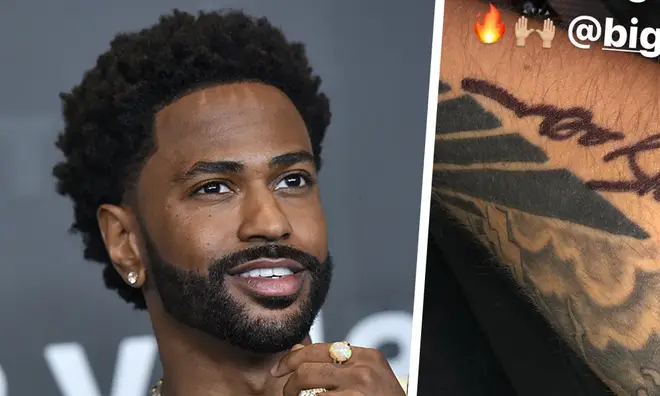 Big Sean fan gets him to draw them a tattoo