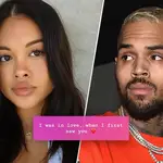 Ammika Harris has posted a cryptic message following rumours she's given birth to a son with Chris Brown.