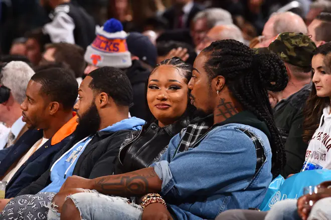 The rapstress was also linked to Tristan Thompson this week after he allegedly invited her to a Cleveland Cavaliers v New York Knicks game. She denied the rumours, saying she was simply attending with a friend.