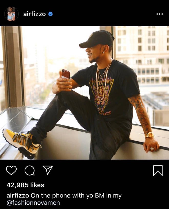 Lil Fizz "throws shade" at Omarion on his Instagram post