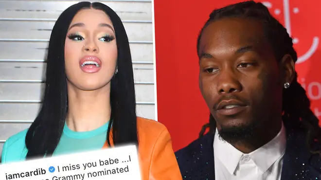 Cardi B leaves raunchy comment on husband Offset's post