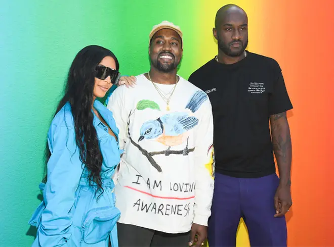 Kim Kardashian, Kanye West and Virgil Abloh In Paris