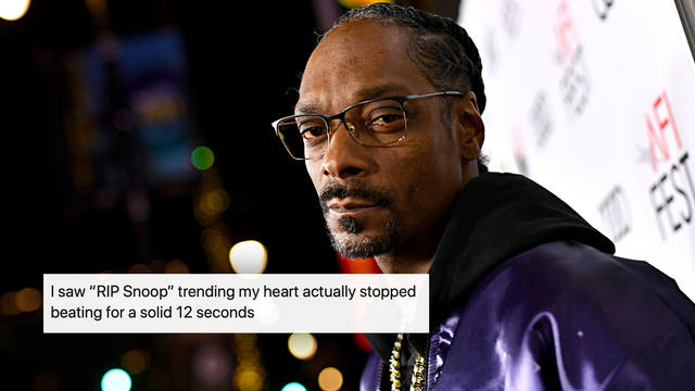 Snoop Dogg fans were left confused after 'RIP Snoop' began trending on Twitter.
